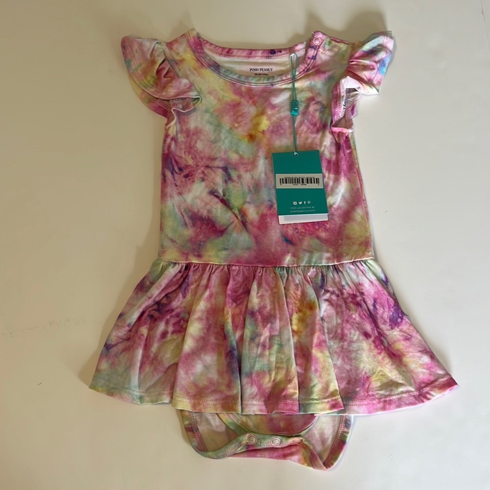 NWT Posh Peanut Joplin Twirl Bodysuit - 18-24 months